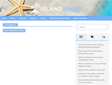 Tablet Screenshot of islandbuzzy.com